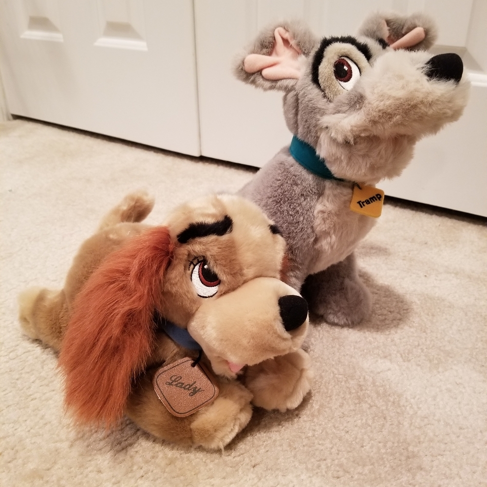 Lady and the Tramp Plushes